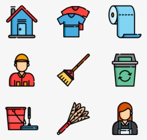Clean Vector House Cleaning - Home Cleaning Icon Png, Transparent Png, Free Download