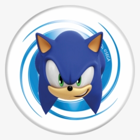 Popsockets Sonic The Hedgehog Face - Front Sonic The Hedgehog Face, HD Png Download, Free Download