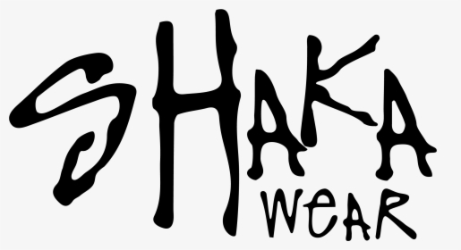 Shaka Wear Logo , Png Download - Calligraphy, Transparent Png, Free Download