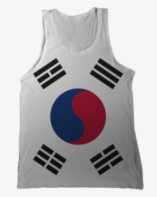 South Korea Flag Tank Top - Korea Flag Wallpaper For Mobile, HD Png Download, Free Download