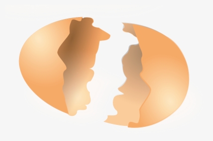 Cracked Easter Egg Png - Broken Egg Shell Clipart, Transparent Png, Free Download