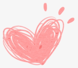 #ftestickers #sketch #doodle #heart #pink #cute - Cute Heart Transparent Background, HD Png Download, Free Download