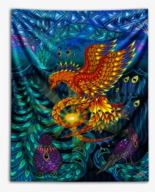The Phoenix Tapestry"  Class="lazyload Lazyload Fade - Tapestry Phoenix, HD Png Download, Free Download