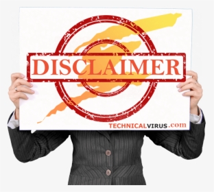 Disclaimer For Technical Virus - Management, HD Png Download, Free Download