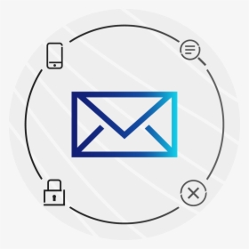 Icon Mail Blue Transparent, HD Png Download, Free Download