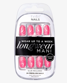 Neon Pink Swirl Pattern Press On Nails , Png Download - Nail Polish, Transparent Png, Free Download