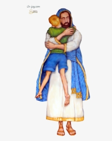 Transparent Boy Jesus Clipart - Jesus Hugs Clipart, HD Png Download, Free Download