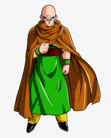 Dragon Ball Character Tien Shinhan With Cape - Dragon Ball Character Tien Shinhan, HD Png Download, Free Download