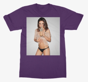 Mila Kunis Classic Adult T-shirt"  Class= - Mila Kunis Gq Cover, HD Png Download, Free Download