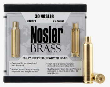 25 06 Nosler Brass, HD Png Download, Free Download