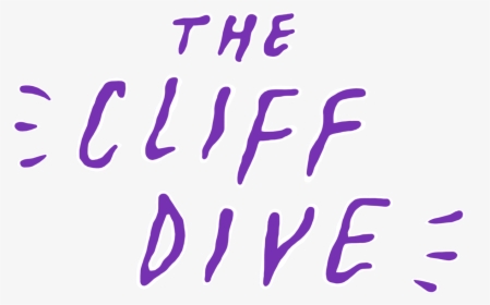 Cliff Diver Png - Calligraphy, Transparent Png, Free Download