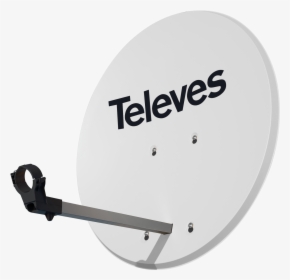 Satellite Dish Isd Televes 830 Aluminum White - Antena Parabolica Png, Transparent Png, Free Download