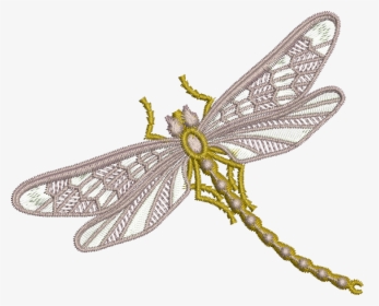 Dragonfly Embroidery Designs , Png Download - Dragonfly Embroidery Pattern, Transparent Png, Free Download