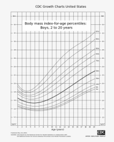 Body Mass Index For Age Percentile Boy 2 To 20 Years, HD Png Download, Free Download