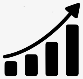 Growth Chart Gray , Png Download - Audience Growth Icon, Transparent Png, Free Download