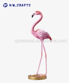 Noble Temperament Crane Resin Art Handicraft - Greater Flamingo, HD Png Download, Free Download