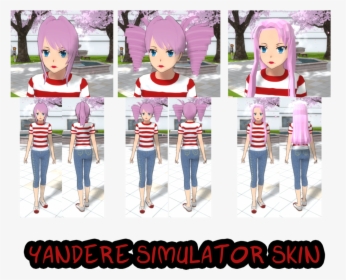 Yandere Simulator Skins - Yandere Simulator Jeans Skin, HD Png Download, Free Download