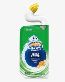 Scrubbing Bubbles Extra Power Citrus - Scrubbing Bubbles Bubbly Bleach Gel Toilet Bowl Cleaner, HD Png Download, Free Download