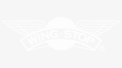 Wing Stop Logo Png - Wingstop Logo Black And White, Transparent Png, Free Download
