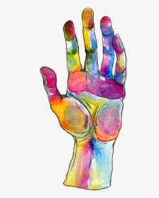 Art Png Tumblr - Oil Pastel Hand Drawing, Transparent Png, Free Download