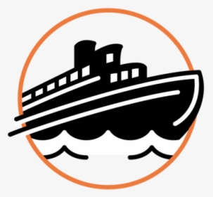 Icon Event Cruise Ios Black Filled - Emblem, HD Png Download, Free Download