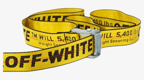 Off White Png - Off White Industrial Belt In Yellow, Transparent Png, Free Download