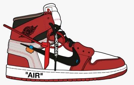 Stiker Air Jordan Off White Clipart , Png Download - Logo Sticker For ...