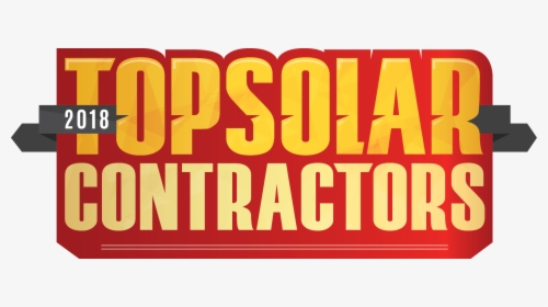 2018 Top Solar Contractors, HD Png Download, Free Download