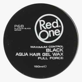 Red One Black Aqua Hair Gel Wax 150ml - Circle, HD Png Download, Free Download