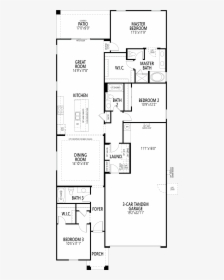 Mattamy Homes In Phoenix, Glendale, Vista Diamante - 3 Bedroom One Floor House Plans, HD Png Download, Free Download