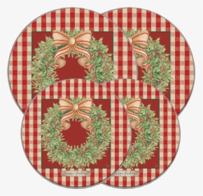 Christmas Plaid Background - Christmas Burner Covers, HD Png Download, Free Download