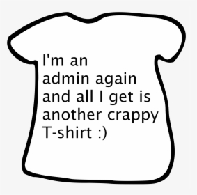 Admin T-shirt Again - Lucida Sans Font, HD Png Download, Free Download