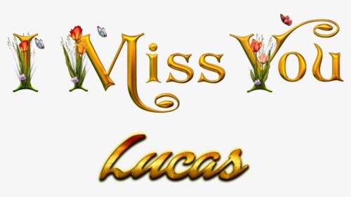 Lucas Miss You Name Png - Name Sebastian, Transparent Png, Free Download