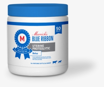 Merrick's Blue Ribbon Uterine Bolus Non Medicated 50pk, HD Png Download, Free Download