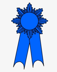 Vector Drawing Of Medal With A Blue Ribbon - Girl Scout Awards And Ribbons, HD Png Download, Free Download
