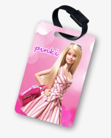Funcart Barbie Theme Luggage Tag"  Title="funcart Barbie - Teachers Day Luggage Tag, HD Png Download, Free Download