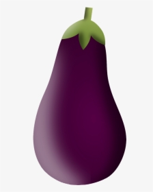 Single Eggplant Clipart - Eggplant, HD Png Download, Free Download