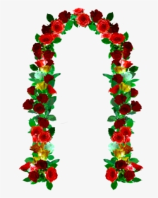 Wedding, Roses, Flower, Romance, Rose Bloom - Rose Flowers Arch, HD Png Download, Free Download