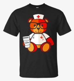 Teddy Bear Nurse Nursing T Shirt For Valentine - Gucci T Shirt Fake Comic Mickey Mouse, HD Png Download, Free Download