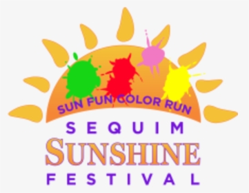 Sun Fun Color Run - Graphic Design, HD Png Download, Free Download