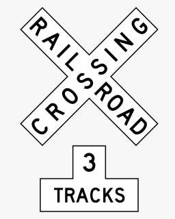 Railroad Crossing Sign, HD Png Download, Free Download