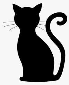 Transparent Halloween Black Cat, HD Png Download, Free Download