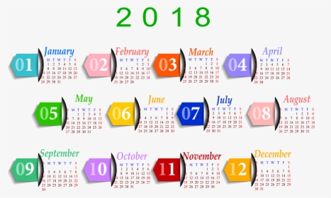 2018 Calendar Png Image - Funny Happy New Year 2018, Transparent Png, Free Download