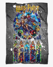 Harry Potter Fleece Blanket Color Splash Grey Blanket - Justice League, HD Png Download, Free Download