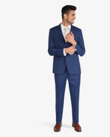 Cobalt Blue Suit Allure Men Online Suit Rental - Friar Tux Cobalt Blue Suit, HD Png Download, Free Download
