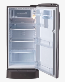 Lg Gl-d201asli 190 Ltr Single Door Refrigerator Open - Lg 215 Ltr 4 Star Refrigerator, HD Png Download, Free Download