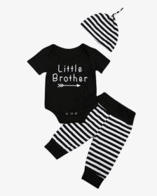 Petite Bello Clothing Set 0-6 Months Little Brother - Pajamas, HD Png Download, Free Download