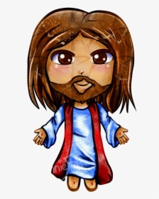 Jesus Png Image - Cute Jesus Cartoon Drawing, Transparent Png, Free Download