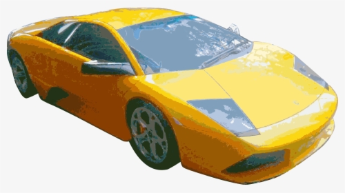 Clipart Sports Car Jpg Transparent Stock Clipart - Lamborghini Cut Out, HD Png Download, Free Download