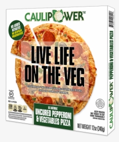 Box Of Caulipower Cauliflower-crust Frozen Pepperoni - Pizza, HD Png Download, Free Download